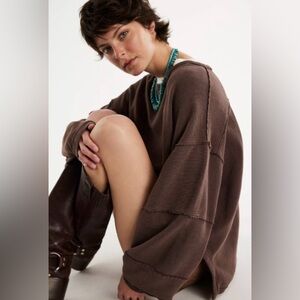 Free People We The Free Total Eclipse Sweater Size M